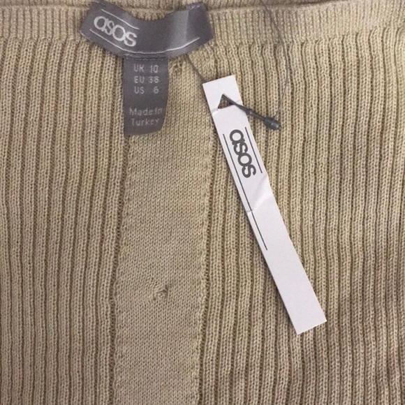 ASOS Nude Off The Shoulder Crop - Picture 4 of 4